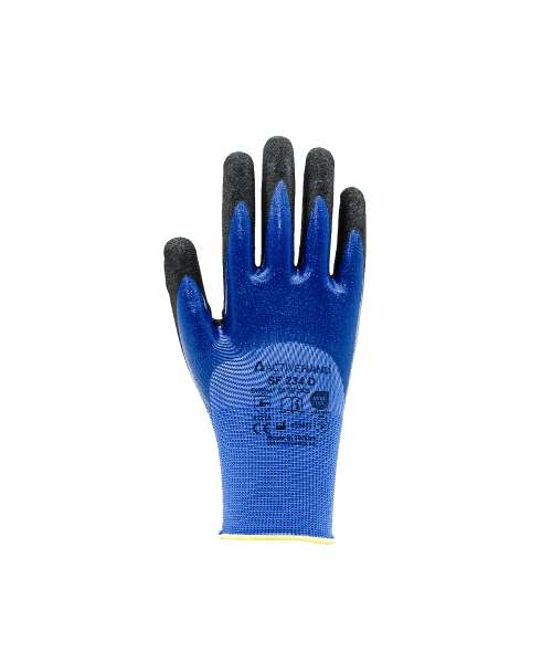 Activehand SF234D 4/3 Kaplı Nitril Eldiven