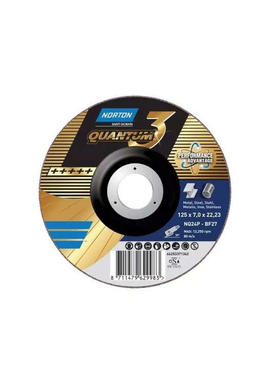 Norton Avuç İçi Taşlama Makineleri İçin QUANTUM3 Taşlama Taşı - METAL INOKS
