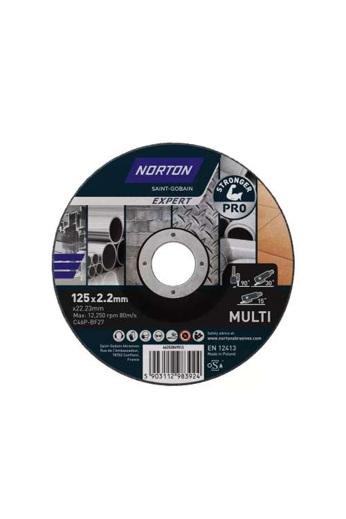 Norton Expert Pro Çoklu Malzemeler için Ekstra Güvenli Kesme ve Taşlama Diski